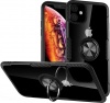 Фото товара Чехол для iPhone 12/12 Pro Drobak Magnetic Ring Airbag Black (707017)