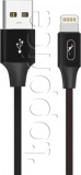 Фото Кабель USB -> Lightning SkyDolphin S55L 1 м Black (USB-000434)