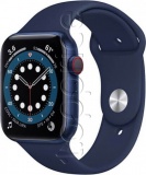 Фото Смарт-часы Apple Watch Series 6 40mm GPS + Cellular Blue Aluminium/DeepNavy Sport Band (M06Q3/M02R3)