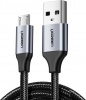 Фото товара Кабель USB AM -> micro-USB UGREEN US290 Nickel Plating 1.5 м Black (60147)