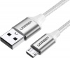 Фото товара Кабель USB AM -> micro-USB UGREEN US290 Nickel Plating 1.5 м White (60152)