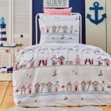 Фото Комплект постельного белья Nautica Home подростковый ранфорс Beach House (svt-2000022305297)