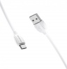 Фото товара Кабель USB -> micro-USB Borofone BX19 Benefit 1 м White (BX19MW)