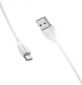 Фото Кабель USB -> micro-USB Borofone BX19 Benefit 1 м White (BX19MW)