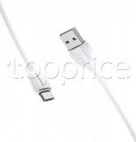 Фото Кабель USB -> micro-USB Borofone BX19 Benefit 1 м White (BX19MW)