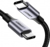 Фото товара Кабель USB Type-C -> USB Type-C UGREEN US316 100W 5A 1.5 м Grey (70428)