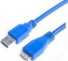 Фото товара Кабель USB3.2 Gen1 AM -> micro-BM ProLogix 3 м Blue (PR-USB-P-12-30-3m)