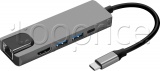 Фото Адаптер USB Type C -> HDMI/2xUSB/Ethernet/Type C ProLogix (PR-WUC-103B)