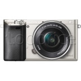 Фото Цифровая фотокамера Sony Alpha A6000L Silver + объектив 16-50 Kit (ILCE6000LS.CEC)