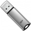 Фото USB флеш накопитель 64GB Silicon Power Marvel M02 Silver (SP064GBUF3M02V1S)