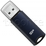 Фото USB флеш накопитель 64GB Silicon Power Marvel M02 Blue (SP064GBUF3M02V1B)
