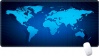 Фото товара Коврик Voltronic Карта мира Black/Blue (SJDT-10/20882)