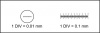 Фото товара Калибровочная линейка Sigeta Slide-7 X 0.01мм, 0.1мм (65668)