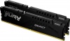 Фото товара Модуль памяти Kingston Fury DDR5 16GB 2x8GB 6000MHz Beast Black (KF560C40BBK2-16)