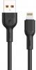 Фото товара Кабель USB -> Lightning SkyDolphin S03L 1 м Black (USB-000416)