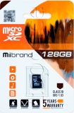 Фото Карта памяти micro SDXC 128GB Mibrand (MICDHU3/128GB)