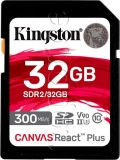 Фото Карта памяти SDHC 32GB Kingston Canvas React Plus C10 UHS-II U3 (SDR2/32GB)