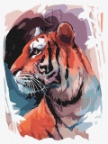 Фото Рисование по номерам Идейка Взгляд тигра (КНО4233)