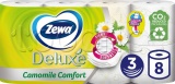 Фото Туалетная бумага Zewa Deluxe Camomile 3 слоя 8 шт. (7322541171708)