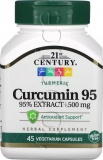 Фото Куркумин 95 21st Century 500 мг 45 вегетарианских капсул (CEN22757)
