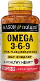 Фото Омега 3-6-9 Mason Natural 60 гелевых капсул (MAV16995)