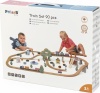 Фото товара Игровой набор Viga Toys PolarB Деревянная железная дорога (44067)