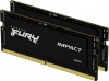 Фото товара Модуль памяти SO-DIMM Kingston Fury DDR5 16GB 2x8GB 4800MHz Impact (KF548S38IBK2-16)