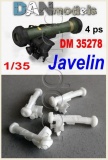 Фото Набор DAN models ПТРК FGM-148 Джавелин (Javelin) 4 шт. (DAN35278)