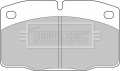Фото Колодки тормозные Borg&Beck BBP1117