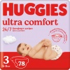 Фото товара Подгузники детские Huggies Ultra Comfort 3 Mega 78 шт. (5029053548760)