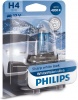 Фото товара Автолампа Philips H4 12342WVUB1 White Vision Ultra +60% (1 шт.)