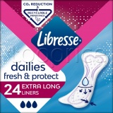 Фото Женские гигиенические прокладки Libresse Dailies Fresh Extra Long 24 шт. (7322540062656)