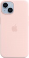 Фото Чехол для iPhone 14 Apple Silicone Case with MagSafe Chalk Pink (MPRX3ZE/A)