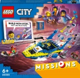 Фото Конструктор LEGO City Детективные миссии водной полиции (60355)