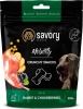 Фото товара Лакомства для собак Savory Хрустящие для здоровья суставов кролик и черноплодная рябина 200г (31362)