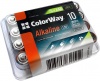 Фото товара Батарейки ColorWay Alkaline Power AAA/LR03 Plactic Box 24 шт. (CW-BALR03-24PB)
