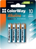 Фото Батарейки ColorWay Alkaline Power AAA/LR03 BL 8 шт. (CW-BALR03-8BL)