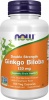 Фото товара Экстракт листьев гинкго билобы Now Foods Double Strength 120 мг 100 вегетарианских капсул (NF4683)