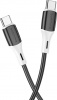 Фото товара Кабель USB Type-C -> USB Type-C Borofone BX79 60W 1 м Black (BX79CCB)