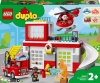 Фото товара Конструктор LEGO Duplo Town Пожарная часть и вертолёт (10970)