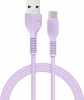 Фото товара Кабель USB -> Type-C Acclab 1.2 м Purple (1283126518270)