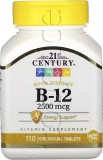 Фото Витамин B12 21st Century 2500 мкг 110 таб (CEN27112)