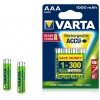 Фото товара Аккумуляторы Varta Rechargeable Accu AAA/HR03 NI-MH 1000 mAh BL 4 шт.