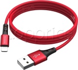 Фото Кабель USB -> Lightning Borofone BX20 Enjoy 1 м Red (BX20LR)