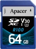 Фото товара Карта памяти SDXC 64GB Apacer UHS-I/U3 Class 10 (AP64GSDXC10U7-R)