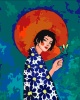 Фото товара Набор для творчества Santi Картина по номерам Девушка с колибри (954367)