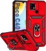 Фото товара Чехол для Poco C40 BeCover Military Red (708205)