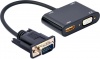 Фото товара Адаптер VGA + jack 3.5mm -> HDMI/VGA Cablexpert (A-VGA-HDMI-02)