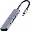 Фото товара Док-станция Cablexpert USB-C Grey (A-CM-COMBO5-02)