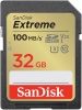 Фото товара Карта памяти SDHC 32GB SanDisk Extreme V30 UHS-I U3 (SDSDXVT-032G-GNCIN)